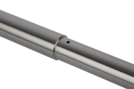 Bravo Company enhanced 18in 5.56 NATO barrel is fluted and features a standard .750 in seat for gas blocks